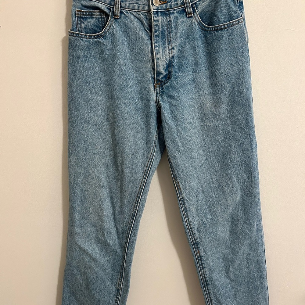Light Blue Straight Fit Jeans